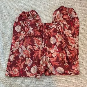 Zara printed trousers